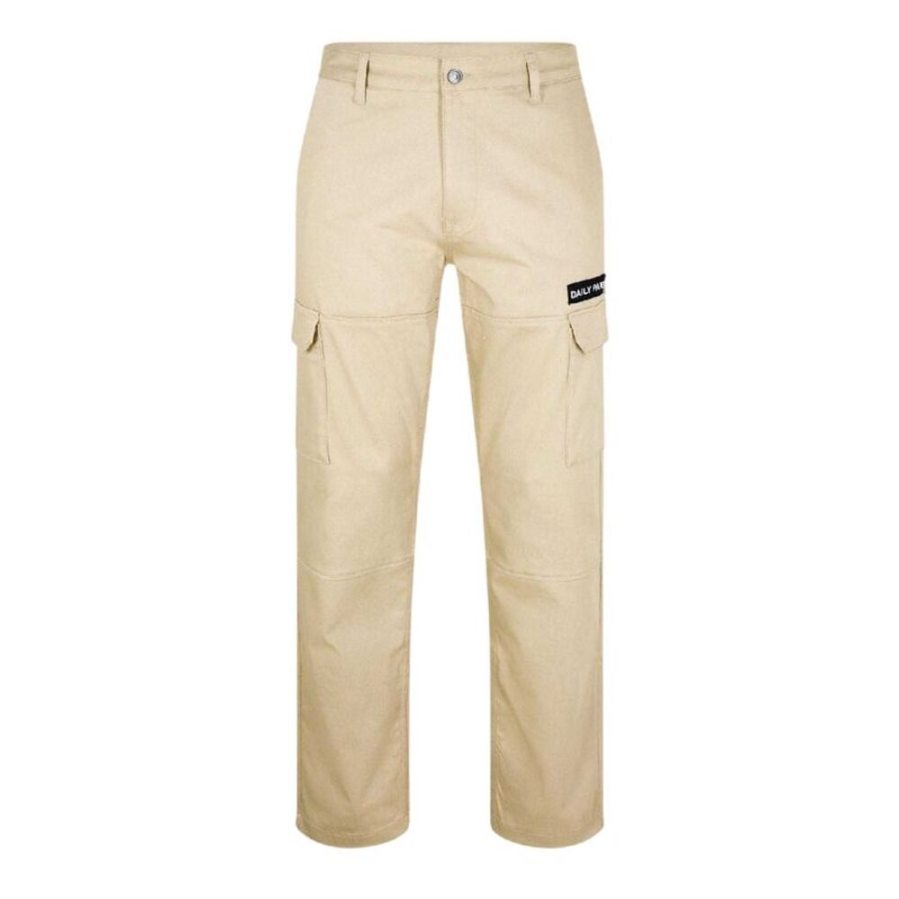 Daily Paper Mens Relaxed Fit Cargo Pants / Beige